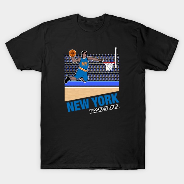 New York Basketball T-Shirt by MulletHappens